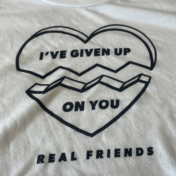 Real Friends Crop Top - Picture 2 of 3